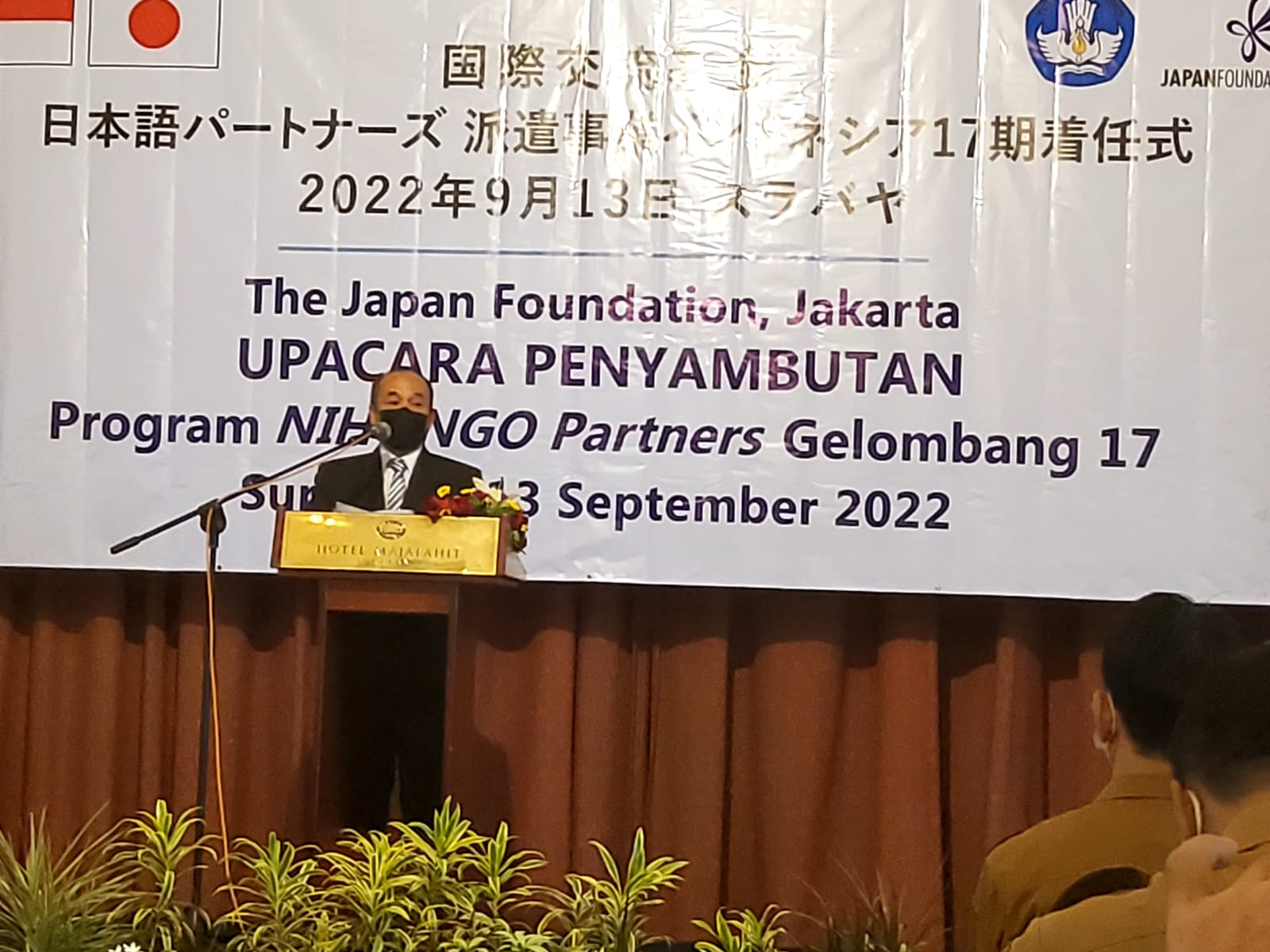 Penyambutan Program Nihongo Partners oleh CEO SMK Semen Gresik