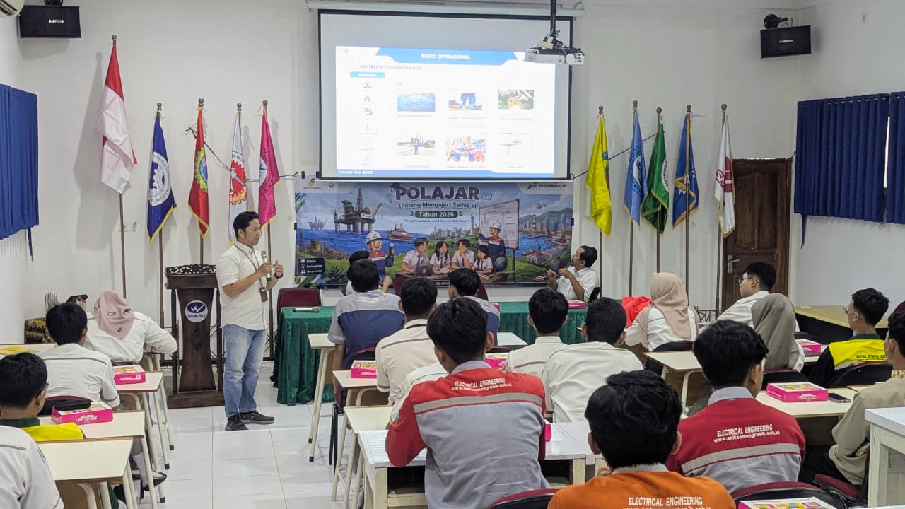Poleng Mengajar Hadir di SMK SIG, Buka Wawasan Siswa tentang Dunia Industri Hulu Migas