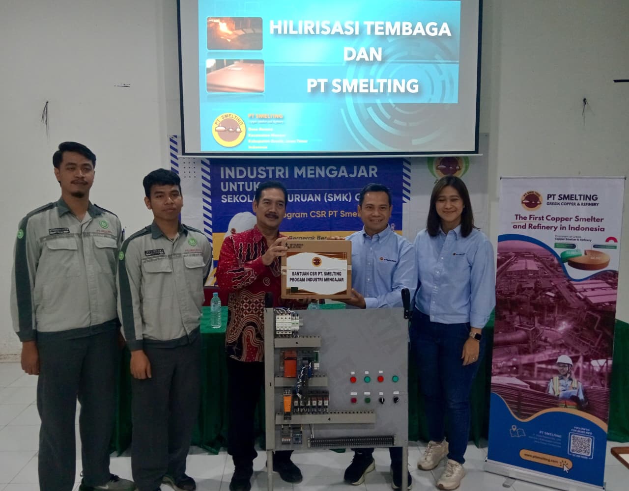 PT Smelting Hadirkan Praktisi Industri dalam Program Industri Mengajar di SMK SIG