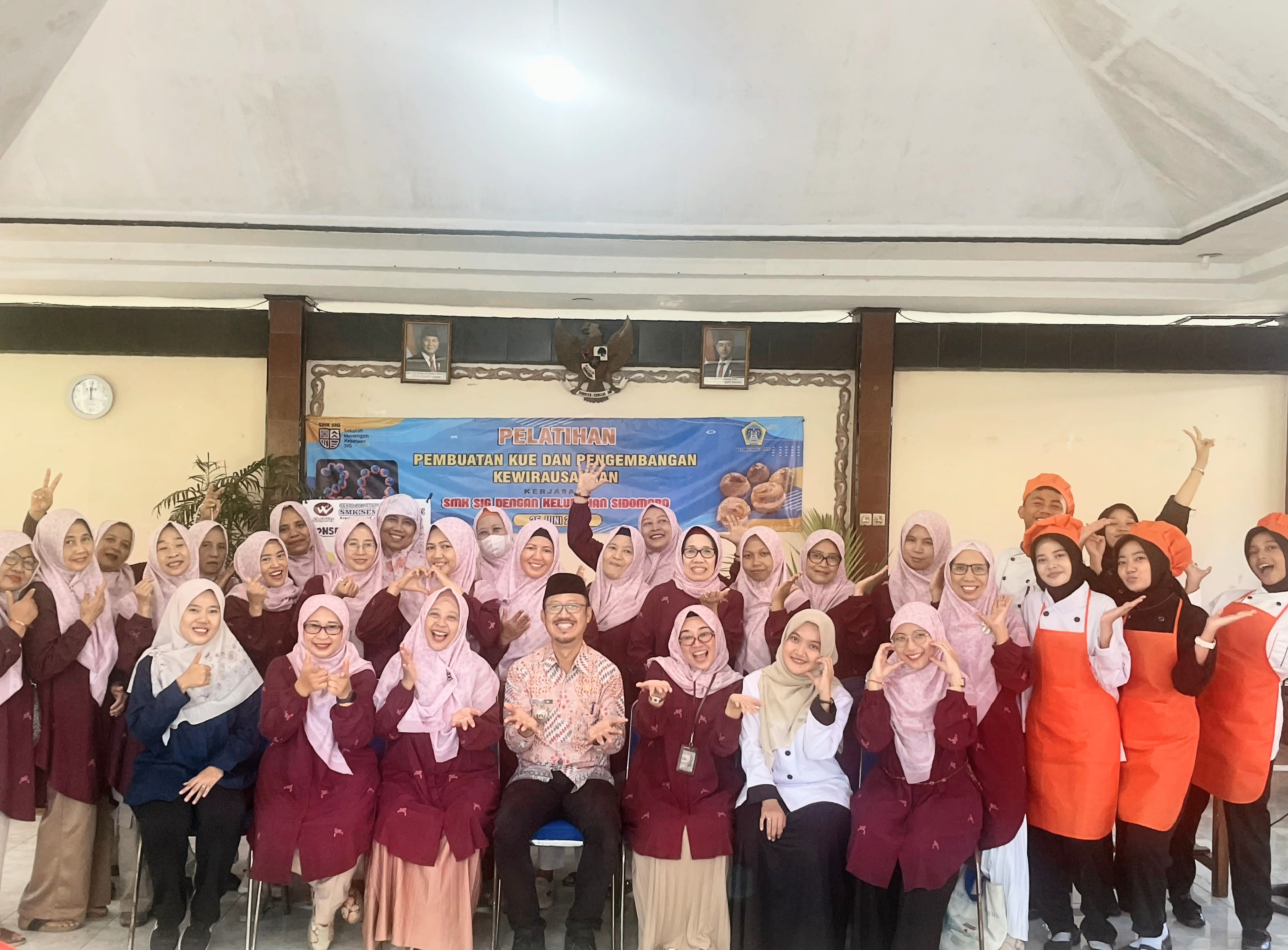 Tingkatkan Keterampilan dan Jiwa Wirausaha, Kelurahan Sidomoro Gandeng SMK SIG